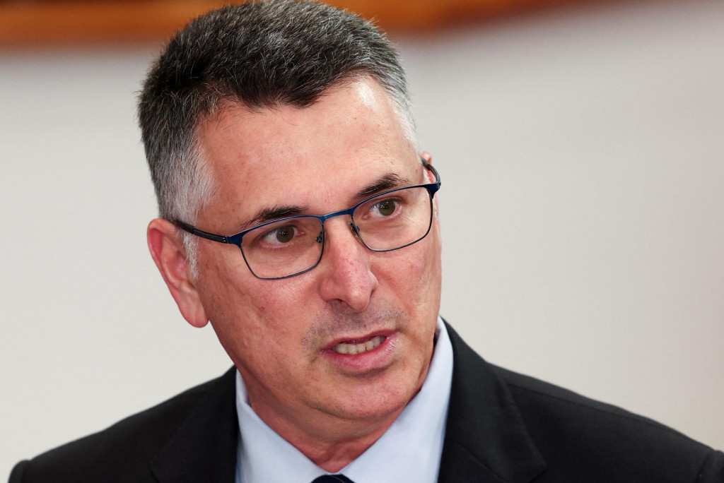 Izraelský minister zahraničných vecí Gideon Saar. FOTO: Reuters