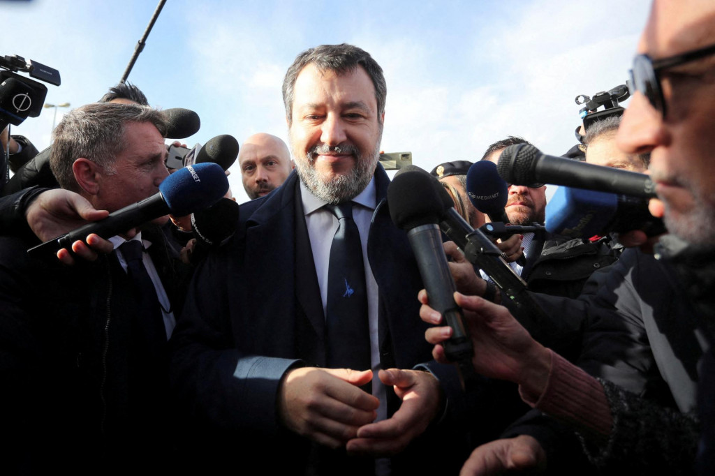 Taliansky vicepremiér a minister dopravy Matteo Salvini. FOTO: Reuters
