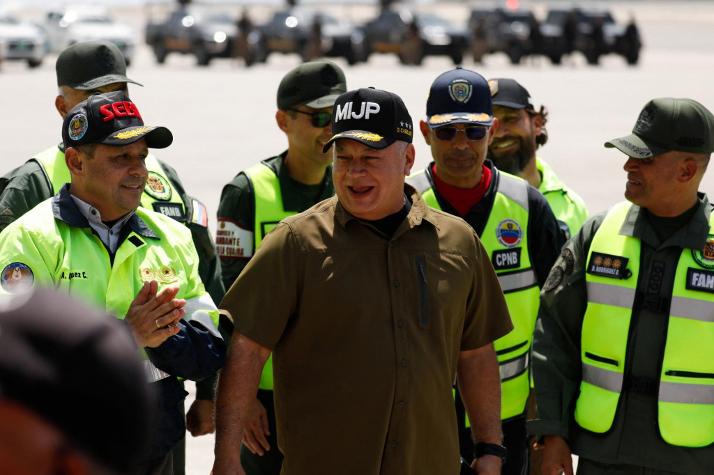 Venezuelský minister vnútra Diosdado Cabello. FOTO: Reuters