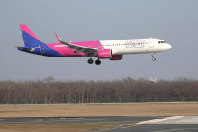 Lietadlo spoločnosti Wizz Air. FOTO: Reuters