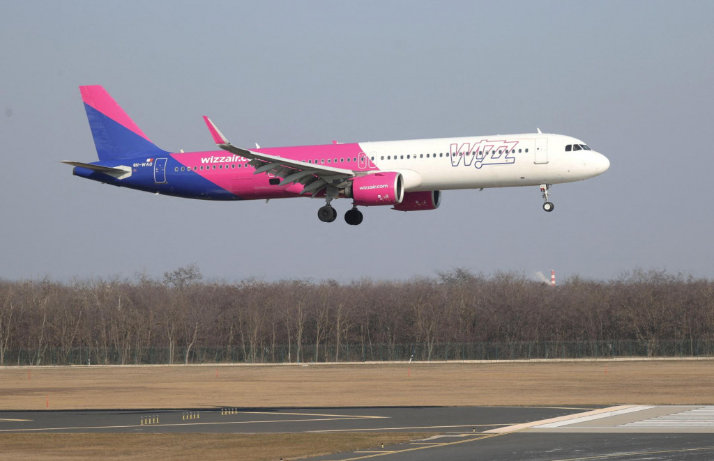 Lietadlo spoločnosti Wizz Air. FOTO: Reuters