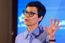 Eurokomisárka pre rozširovanie Únie Marta Kosová. FOTO: REUTERS