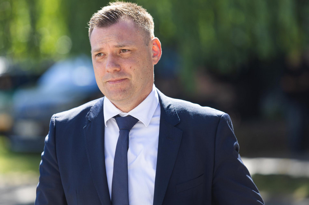 Na snímke podpredseda vlády a minister životného prostredia Tomáš Taraba (nominant SNS). FOTO: TASR/Daniel Stehlík