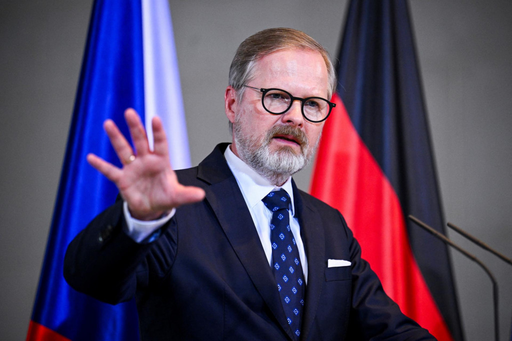 Český premiér Petr Fiala. FOTO: Reuters