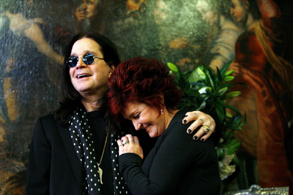 Ozzy s manželkou Sharon Osbourne.