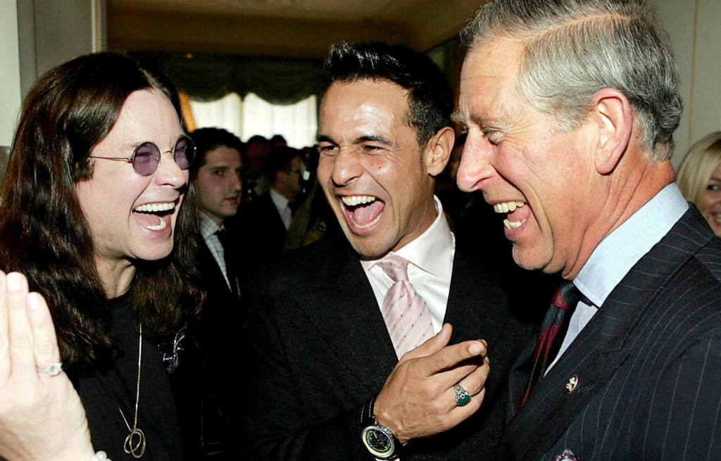 Ozzy Osbourne sa stretol aj s britským kráľom Karolom III. (18. mája 2006). FOTO: Reuters