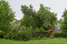 Búrky na Slovensku. FOTO: TASR/Veronika Mihaliková