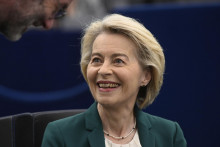 Na snímke predsedníčka Európskej komisie Ursula von der Leyenová. FOTO: TASR/AP
