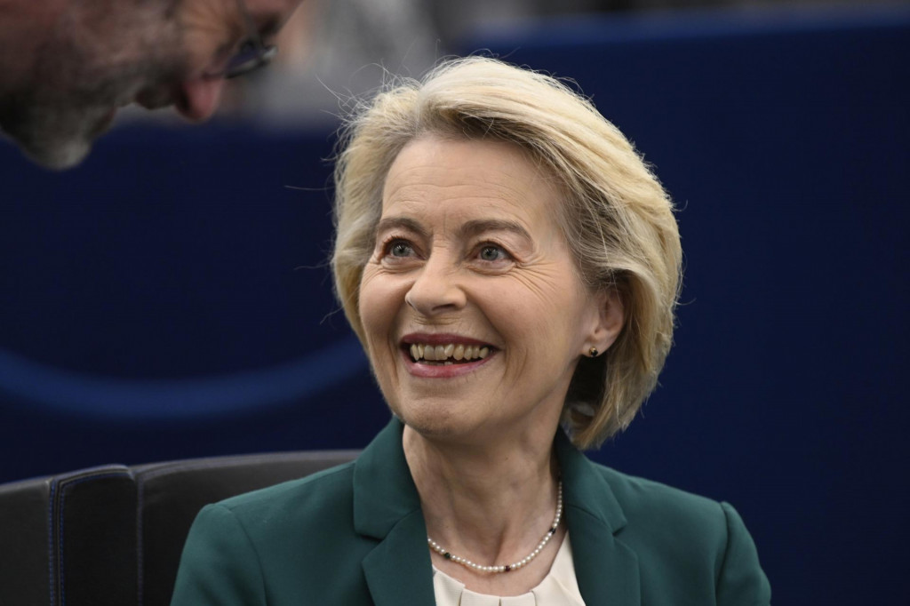 Na snímke predsedníčka Európskej komisie Ursula von der Leyenová. FOTO: TASR/AP
