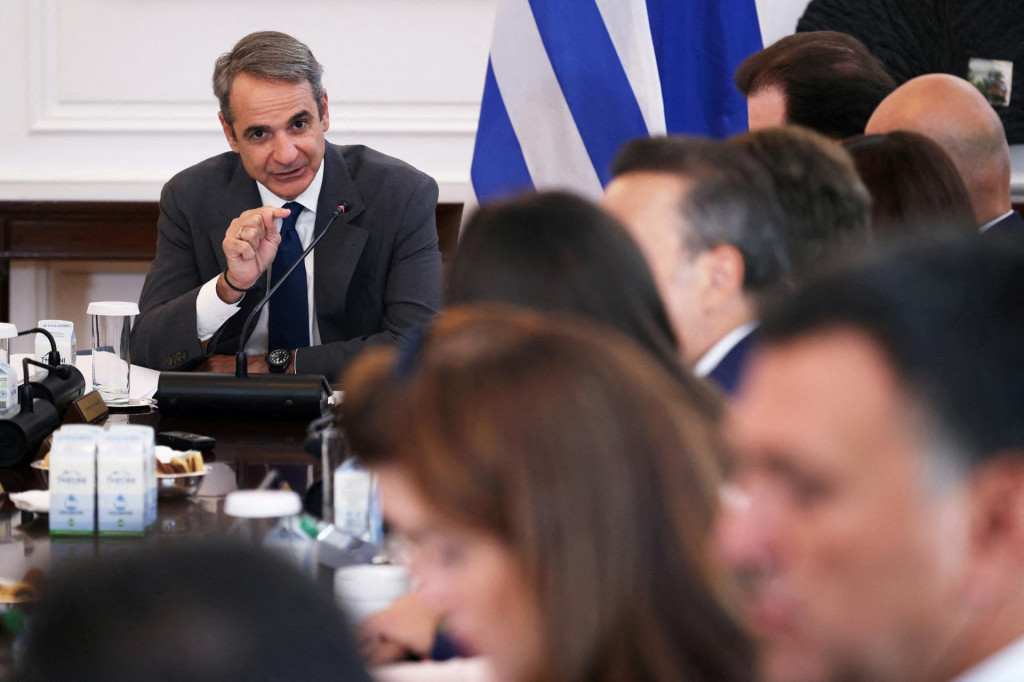 Grécky premiér Kyriakos Mitsotakis. FOTO: REUTERS