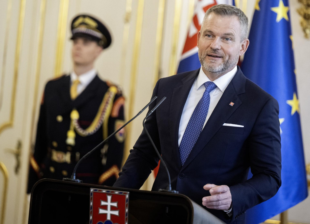Prezident Peter Pellegrini vymenoval sudcov všeobecných súdov. FOTO: TASR/Martin Baumann