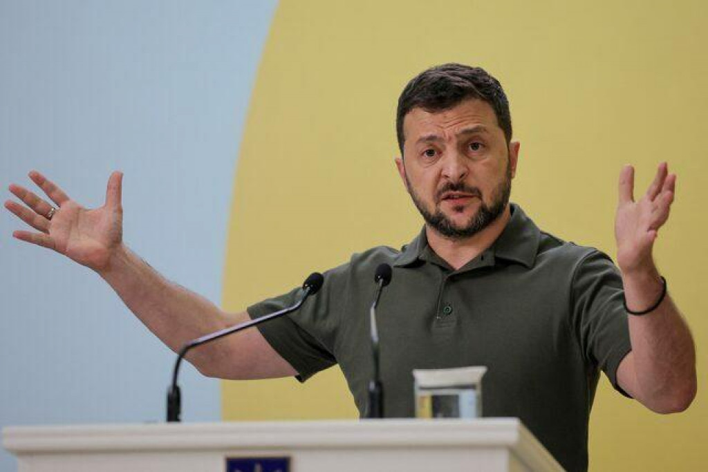 Ukrajinský prezident Volodymyr Zelenskyj. FOTO: Reuters