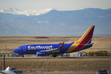 Lietadlo spoločnosti Southwest Airlines. FOTO: TASR/AP