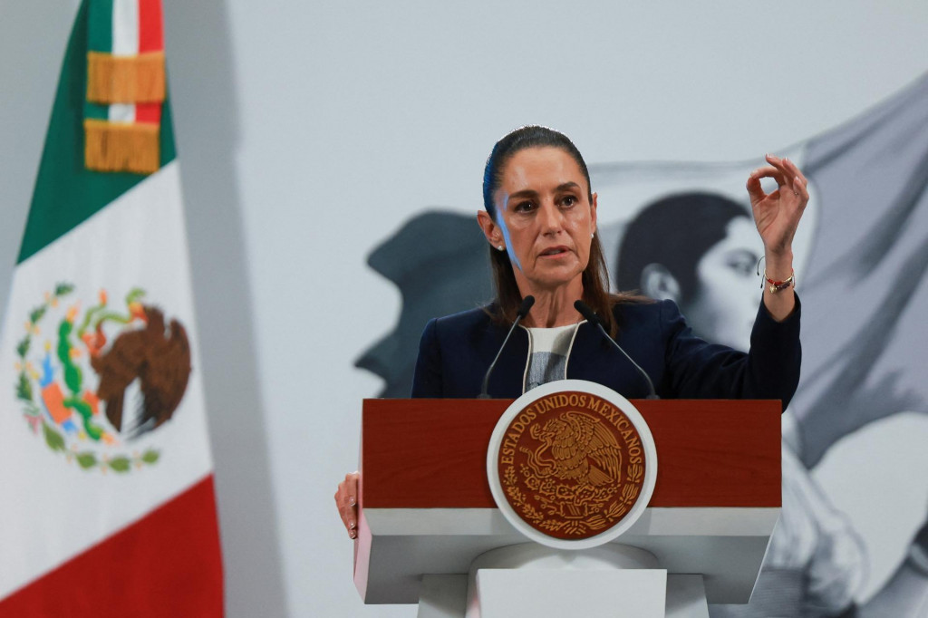 Mexická prezidentka Claudia Sheinbaumová. FOTO: Reuters