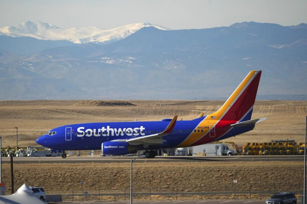 Lietadlo spoločnosti Southwest Airlines. FOTO: TASR/AP