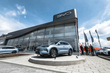 Novootvorený showroom BYD v Bratislave