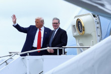 Donald Trump oznámil pravdepodobnú výšku ciel pre krajiny bez obchodnej dohody s USA na svojej návšteve v Škótsku. FOTO: REUTERS