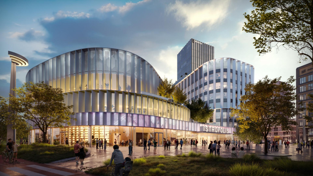 Vizualizácia nového Istropolisu. FOTO: Immocap