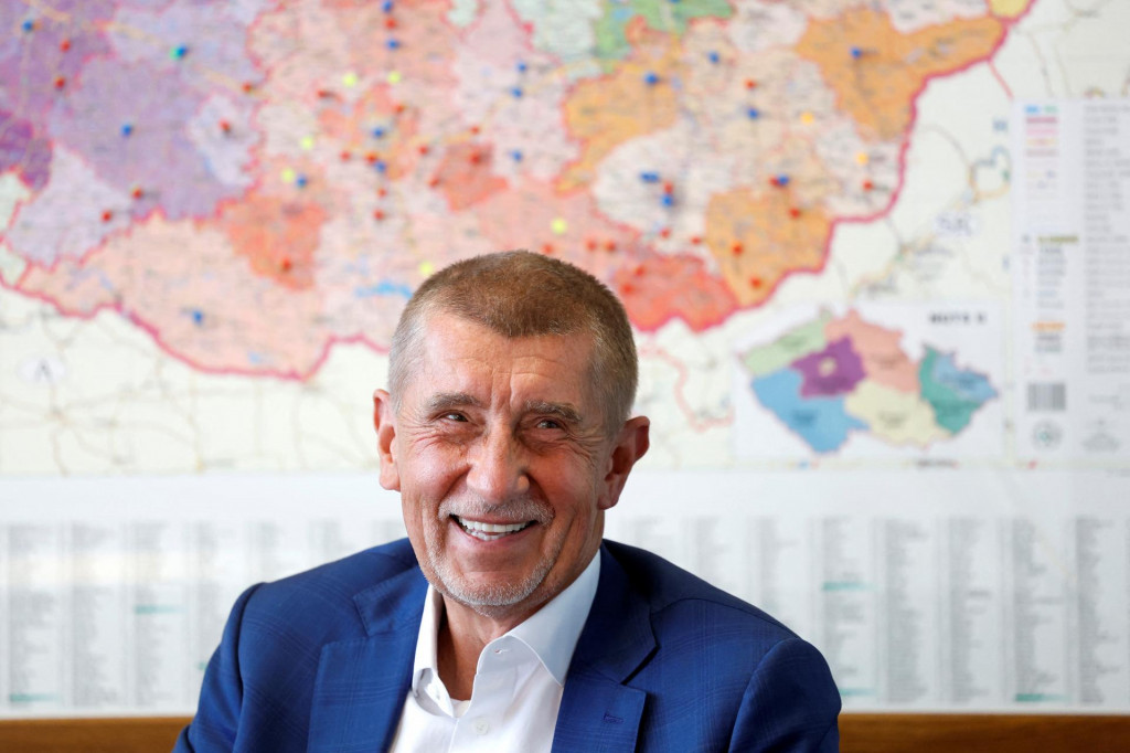 Andrej Babiš, líder opozičnej strany ANO, ktorá s podozrením na sledovanie prišla. FOTO: REUTERS