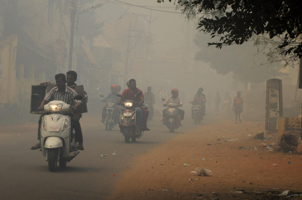 Smog v Indii.
