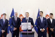 O prípade hovoril premiér Robert Fico, ktorý sa odvolal na článok portálu marker.sk. FOTO: TASR/Martin Baumann