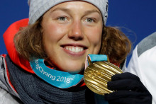 Bývalá nemecká biatlonistka Laura Dahlmeierová. FOTO: Reuters