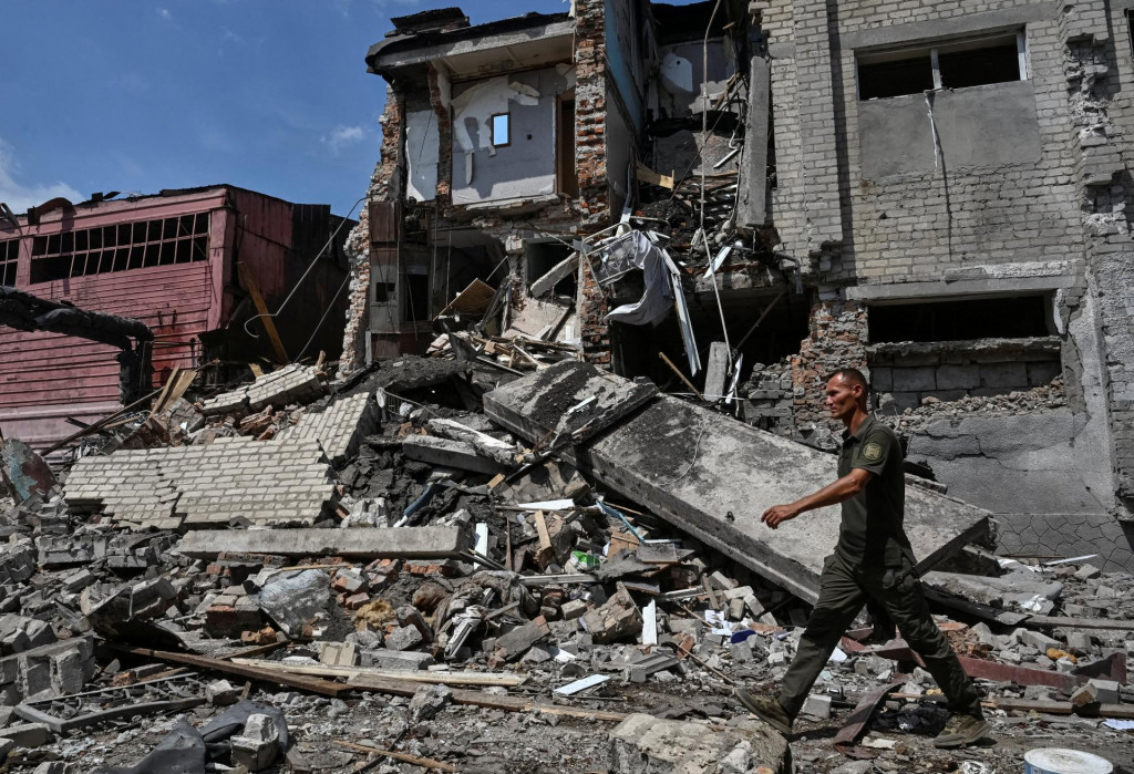 Ruský útok na ukrajinskú väznicu z pondelka na utorok. FOTO: REUTERS