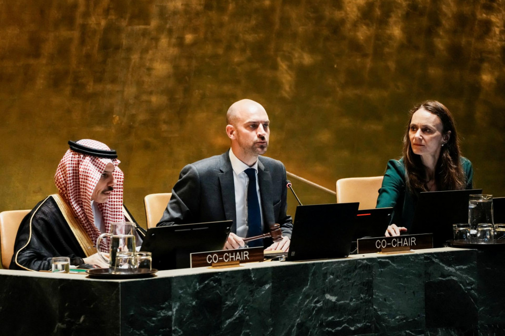 Francúzsky minister zahraničných vecí Jean-Noel Barrot vyzýva na uznanie Palestínskeho štátu. FOTO: REUTERS