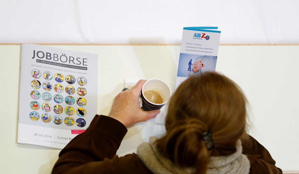 Eurostat odhaduje, že v júni 2025 bolo v EÚ nezamestnaných 12,967 milióna osôb, z toho 10,70 milióna v eurozóne. FOTO: REUTERS