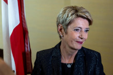 Švajčiarska prezidentka Karin Keller-Sutterová. FOTO: Reuters