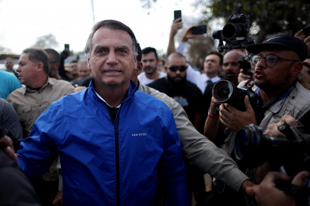 Bývalý brazílsky prezident Jair Bolsonaro. FOTO: Reuters
