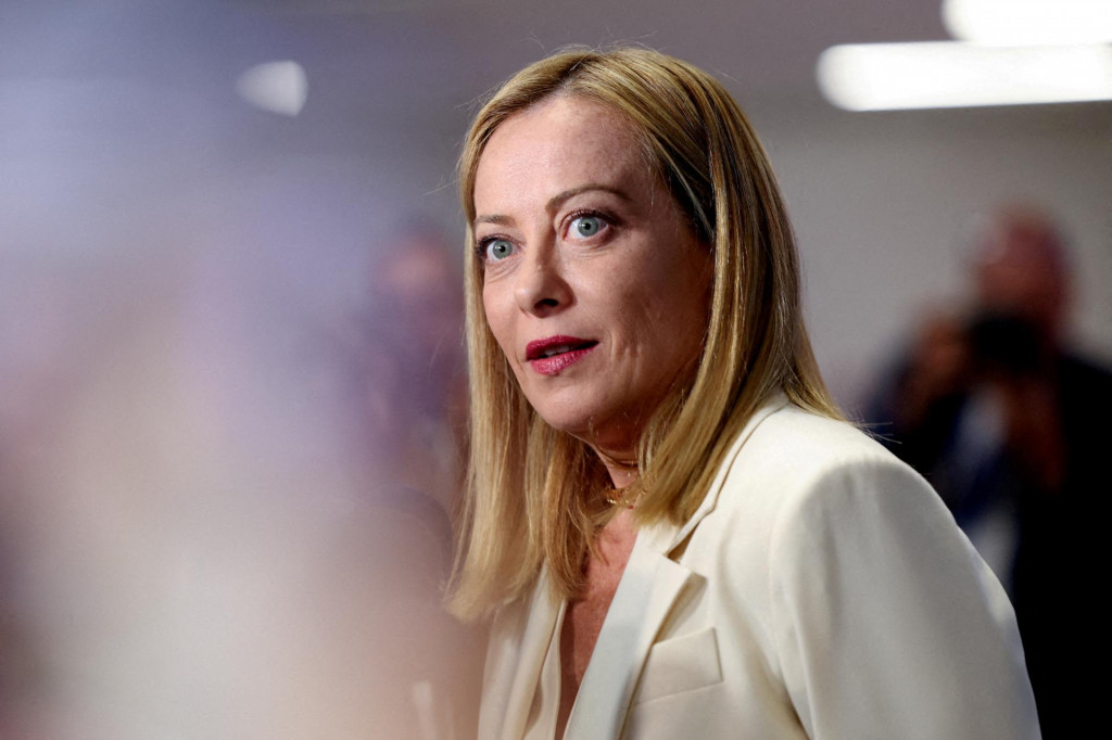 Talianska premiérka Giorgia Meloniová. FOTO: Reuters