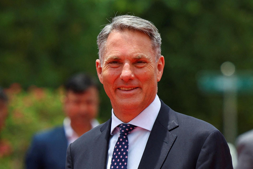 Austrálsky podpredseda vlády a minister obrany Richard Marles. FOTO: Reuters