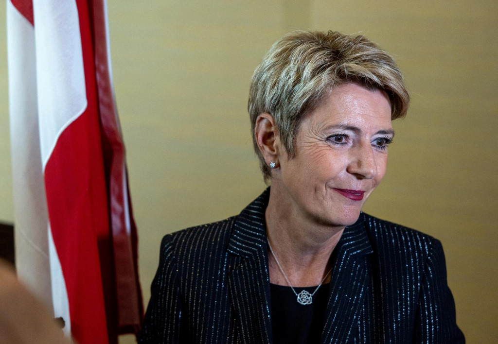 Švajčiarska prezidentka Karin Keller-Sutterová. FOTO: Reuters