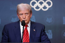 Americký prezident Donald Trump nekomentoval plánovanú anexiu Pásma Gazy Izraelom. FOTO: REUTERS