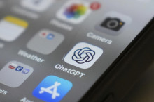 Logo aplikácie Chat GPT. FOTO: TASR/AP