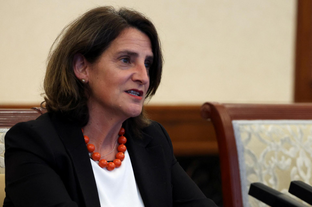 Podpredsedníčka Európskej komisie Teresa Riberaová. FOTO: Reuters