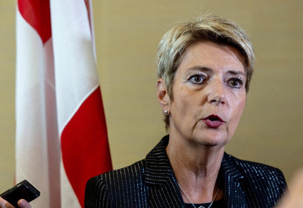 Švajčiarska prezidentka Karin Keller-Sutterová. FOTO: Reuters