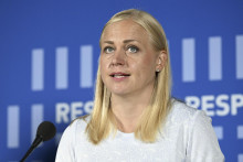 Na snímke ministerka zahraničných vecí Fínska Elina Valtonenová. FOTO: TASR/AP