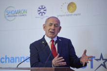 Izrael má v úmysle prevziať vojenskú kontrolu nad celým Pásmom Gazy, nechce mu však vládnuť ani si ho ponechať, vyhlásil premiér Benjamin Netanjahu. FOTO: TASR/AP