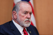 Na snímke americký veľvyslanec v Izraeli Mike Huckabee. FOTO: REUTERS