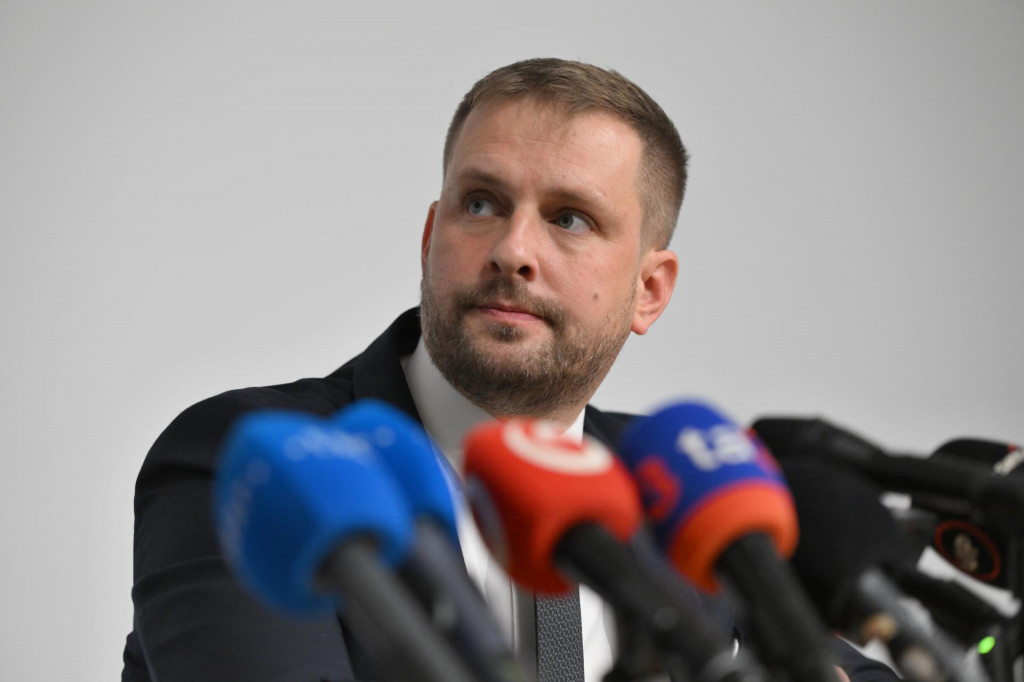 Na snímke minister zdravotníctva Kamil Šaško (Hlas-SD). FOTO: TASR/Lukáš Grinaj