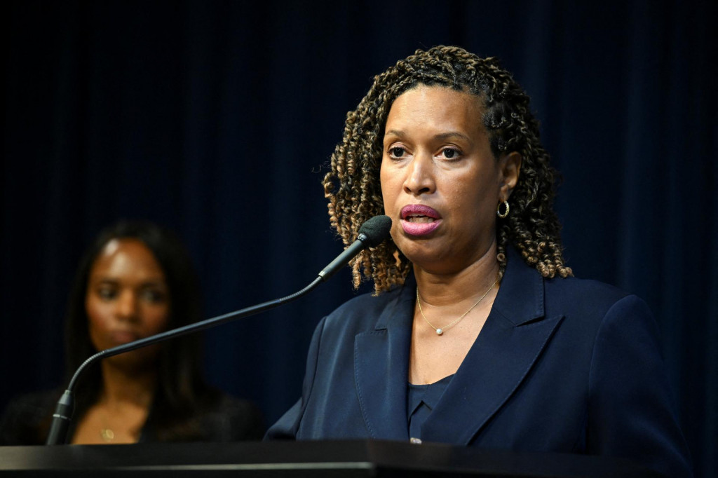 Na snímke starostka amerického hlavného mesta Washington Muriel Bowserová. FOTO: REUTERS