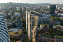 Na snímke je projekt Ister Tower v bratislavskom downtowne.

VIZUALIZÁCIA: The Galata Group
