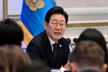 Juhokórejský prezident I Če-mjong. FOTO: Reuters