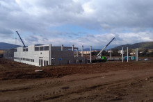 Základné kamene dvoch investorov boli poklepané v októbri 2018. FOTO: TASR/J. Poliak
