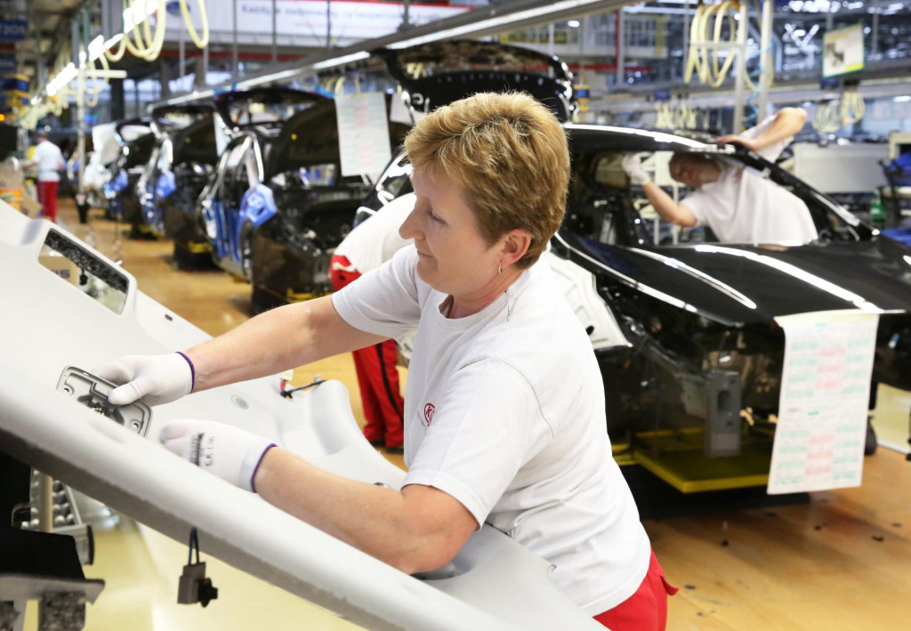 Fabrika KIA Slovakia v Žiline.