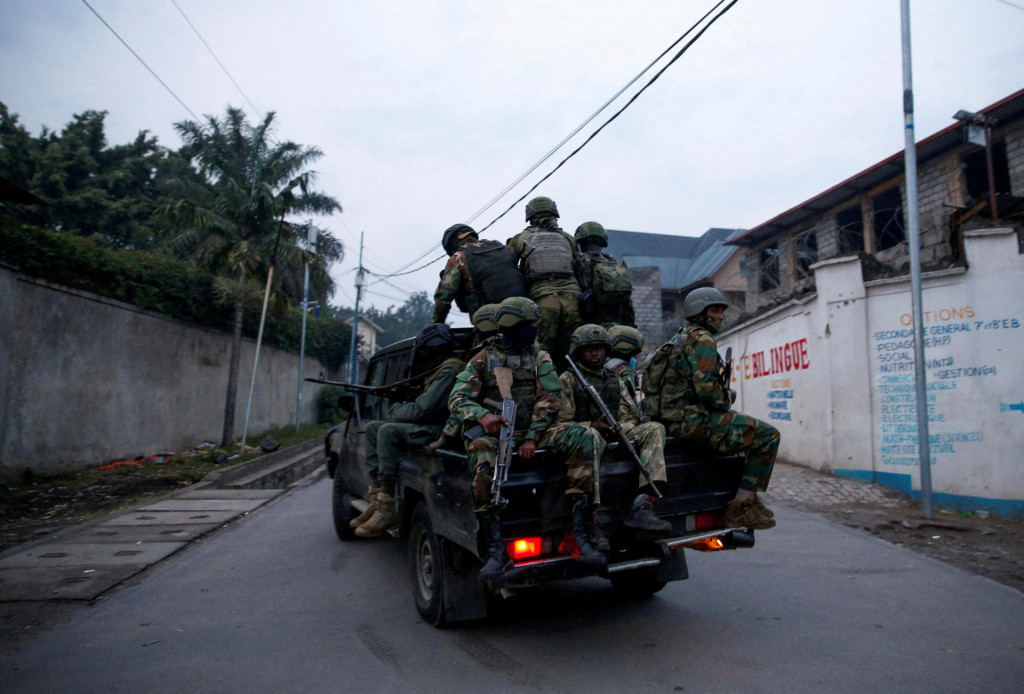 Členovia povstaleckej skupiny M23. FOTO: Reuters