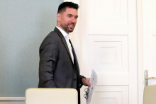 Na snímke minister pôdohospodárstva a rozvoja vidieka Richard Takáč. FOTO: TASR/Ján Krošlák