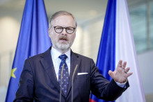 Český premiér Petr Fiala. FOTO: TASR/AP